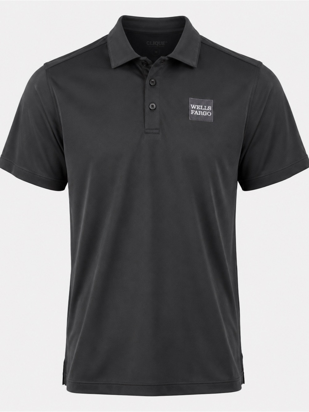 Clique by Cutter & Buck Gray Performance Polo Shirt Size M
